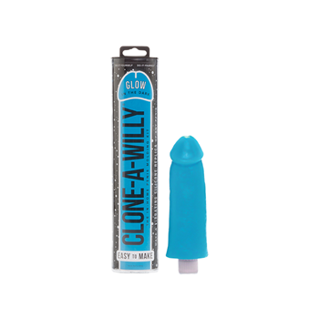 Clone-A-Willy Kit - Glow In The Dark (Blauw)